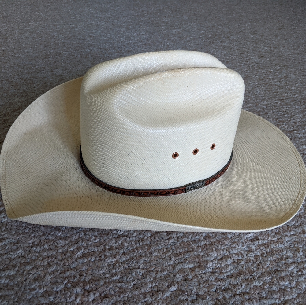 Stetson Cream Cowboy Hat - Picture 2 of 10
